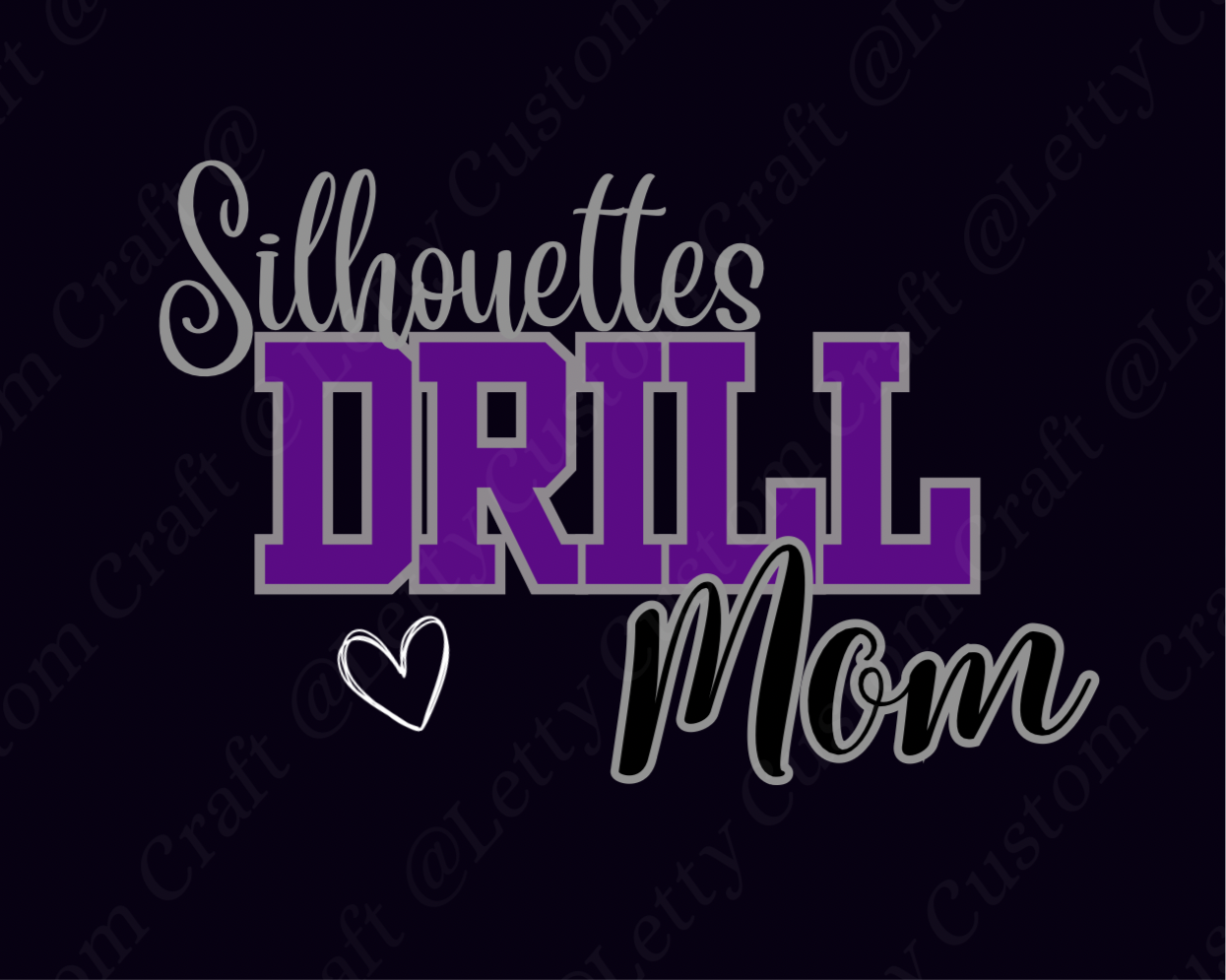 Silhouettes Dance Mom