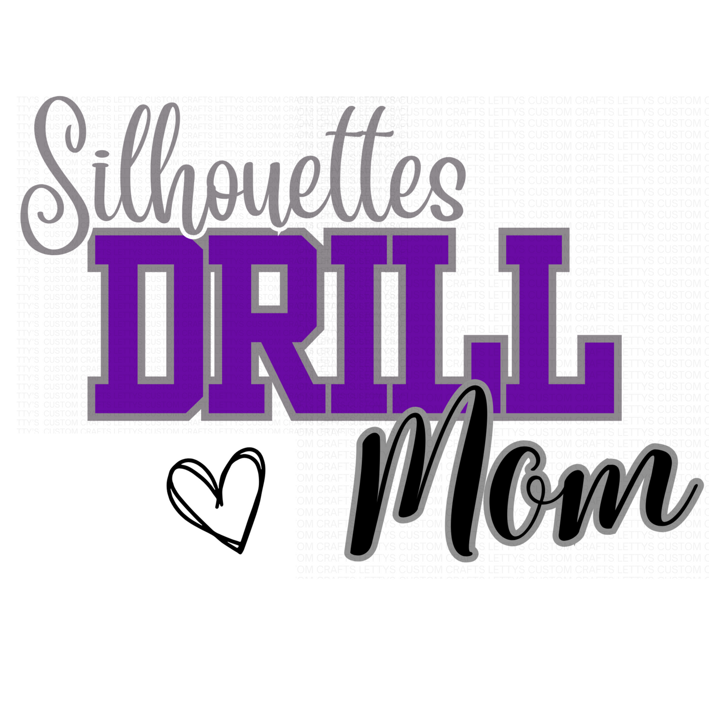 Silhouettes Dance Mom